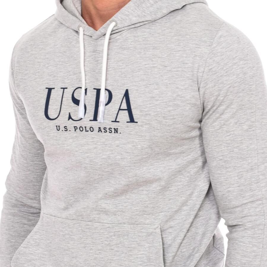 U.s. Polo Assn. Hoodie met verstelbaar trekkoord Gray Heren - Foto 2