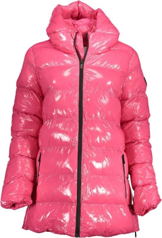 U.s. Polo Assn. Stijlvolle Roze Hoodie met Zijgleuven Pink Dames