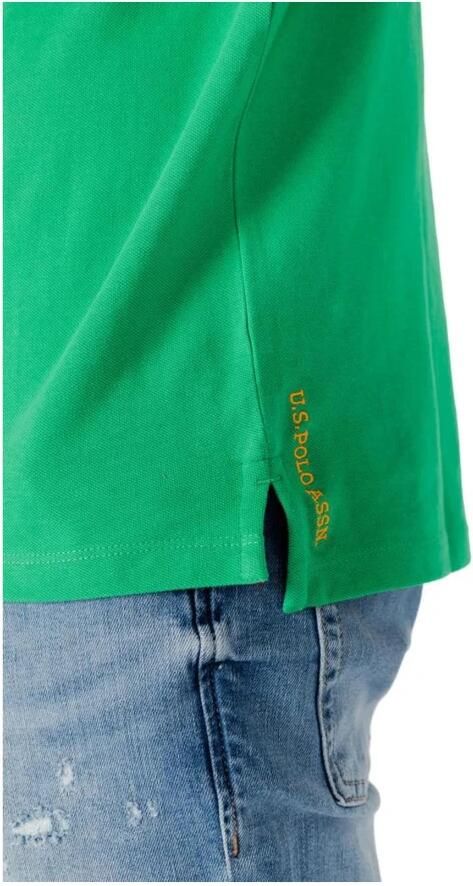 U.s. Polo Assn. Polo Shirt Korte Mouw Collectie Lente Zomer Green Heren - Foto 3