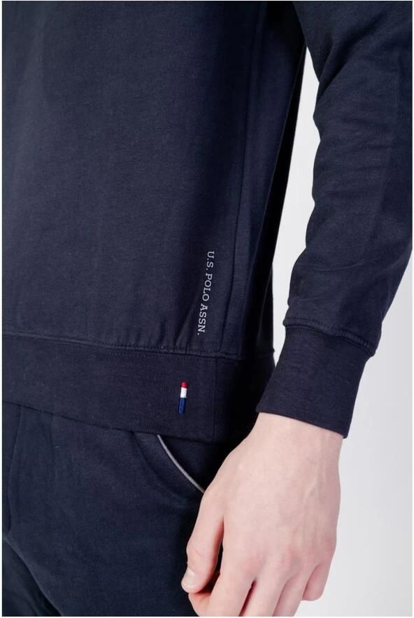 U.s. Polo Assn. Klassieke Katoenmix Sweater in Blauw Blue Heren - Foto 2