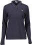 U.s. Polo Assn. Blauw poloshirt met lange mouwen voor vrouwen Blue Dames - Thumbnail 1