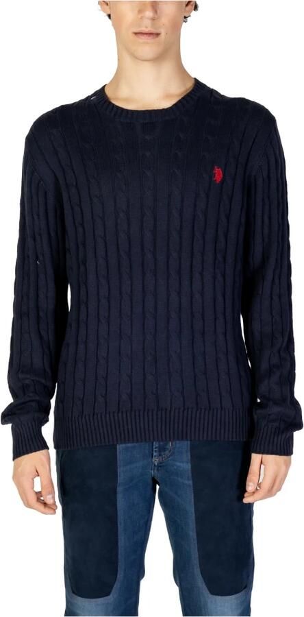 U.s. Polo Assn. Mannen Gebreide Kleding Collectie voor Herfst Winter Blue Heren