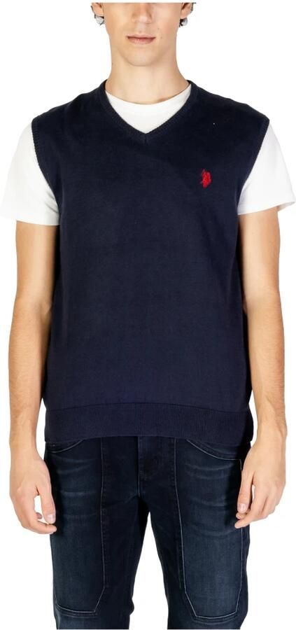 U.s. Polo Assn. Mannen Gebreide Kleding Collectie voor Herfst Winter Blue Heren