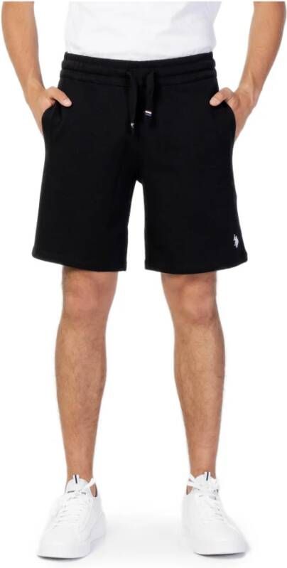 U.s. Polo Assn. Zwarte Casual Shorts voor Mannen Black Heren
