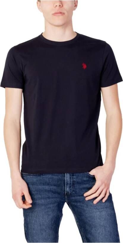 U.s. Polo Assn. Heren Blauw T-shirt Blue Heren
