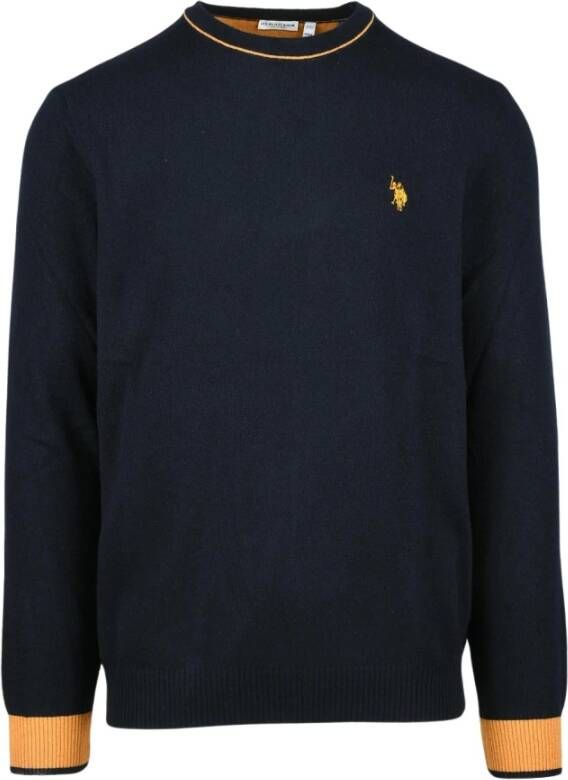 U.s. Polo Assn. Nachtblauwe Trui voor Heren Blue Heren