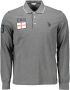 U.s. Polo Assn. Grijze Polo Shirt met Lange Mouwen en Contrasterende Details Gray Heren - Thumbnail 1