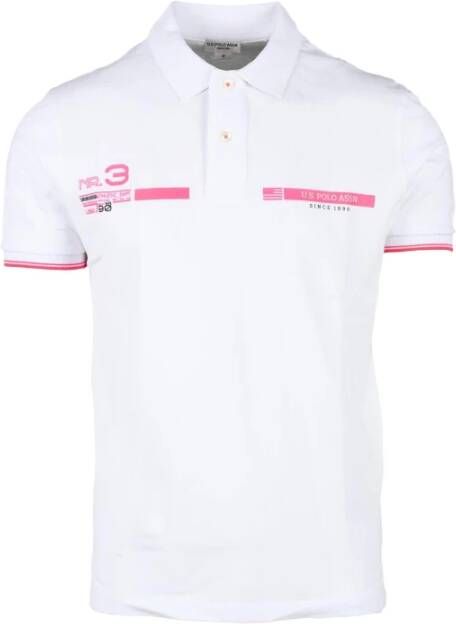U.s. Polo Assn. Polo Shirt White Heren