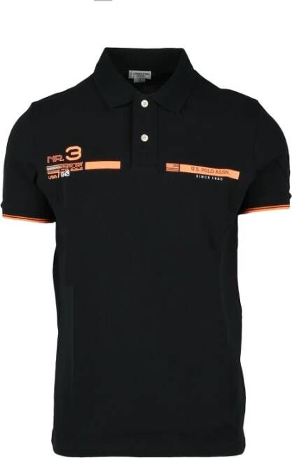 U.s. Polo Assn. Polo Shirt Zwart Heren