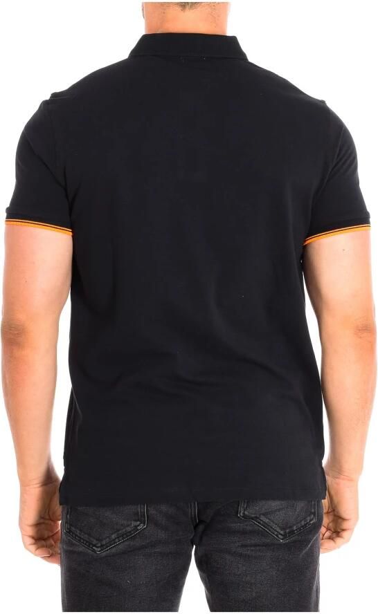 U.s. Polo Assn. Korte Mouw Polo in Zwart Black Heren