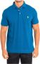 U.s. Polo Assn. Turquoise Polo Shirt Korte Mouwen Blue Heren - Thumbnail 1