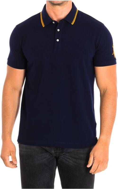 U.s. Polo Assn. Polo Shirts Blauw Heren