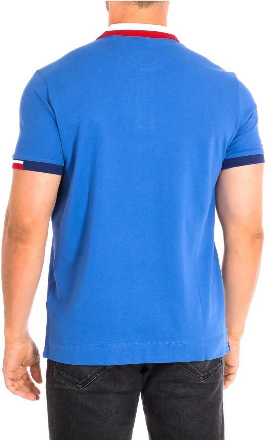 U.s. Polo Assn. Korte Mouw Polo in Marineblauw Blue Heren - Foto 2