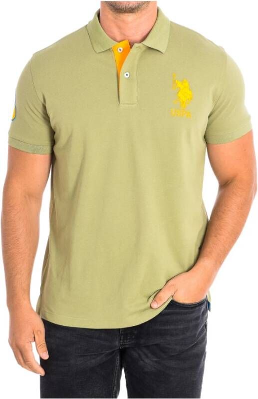 U.s. Polo Assn. Polo Shirts Groen Heren