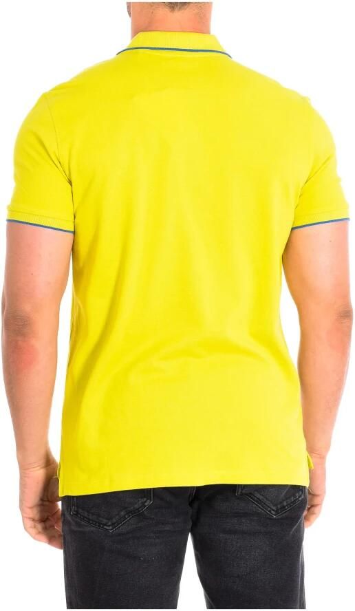 U.s. Polo Assn. Korte Mouw Polo in Zwart Yellow Heren - Foto 3
