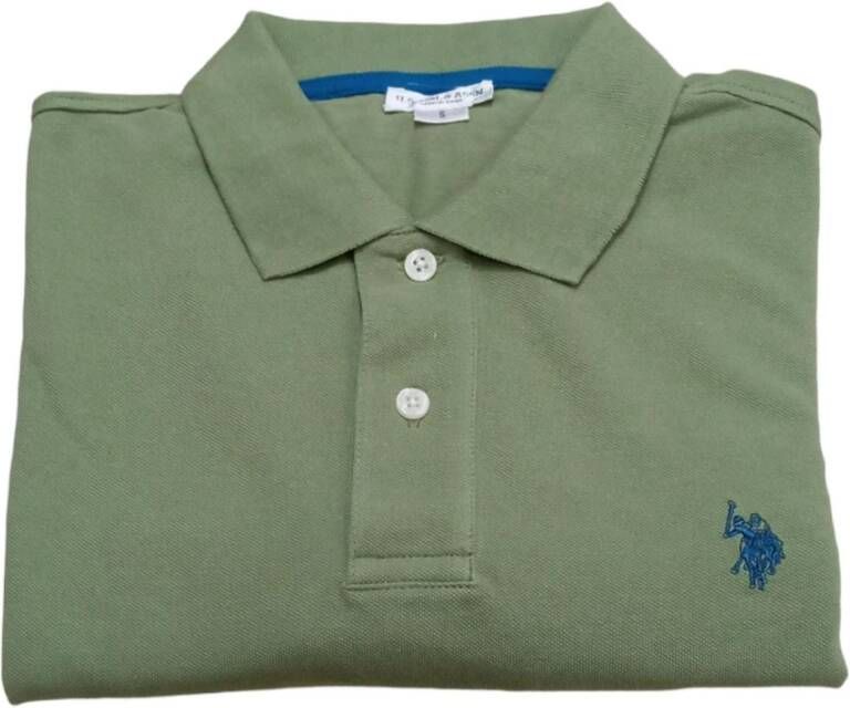 U.s. Polo Assn. Polo Shirts Groen Heren