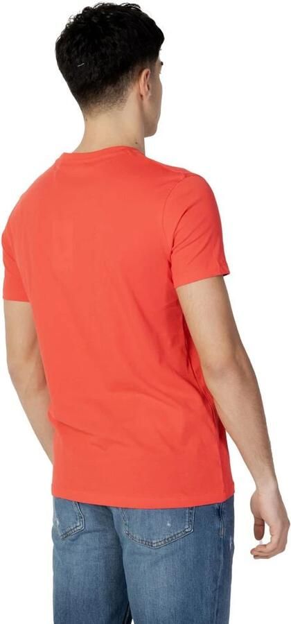 U.s. Polo Assn. Rode Katoenen Heren Lente Zomer T-Shirt Red Heren - Foto 2