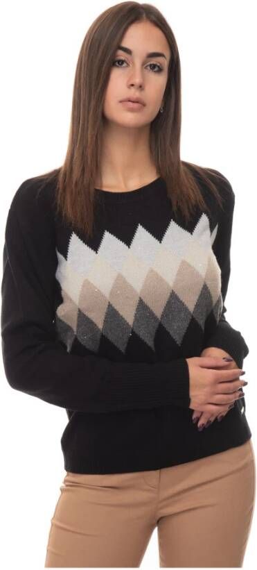 U.s. Polo Assn. Round-neck pullover Zwart Dames