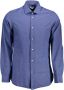 U.s. Polo Assn. Slim Fit Overhemd met Geborduurd Logo Blauw Heren - Thumbnail 1