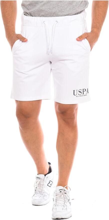 U.s. Polo Assn. Sportieve katoenen bermuda shorts White Heren - Foto 3