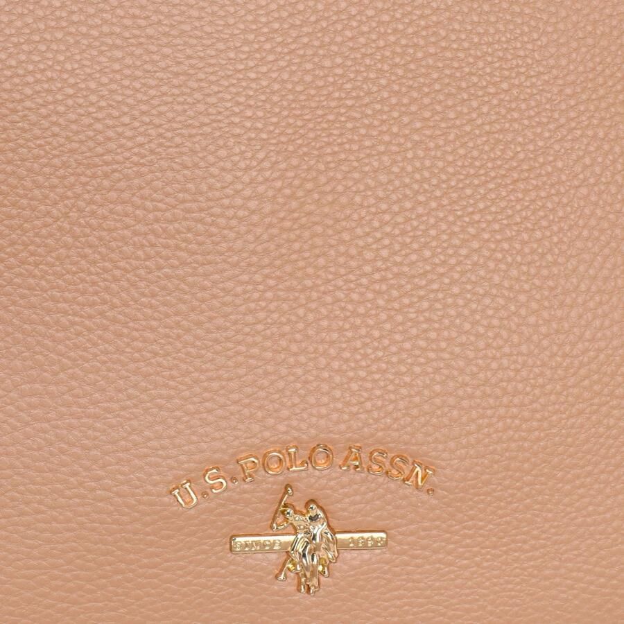U.s. Polo Assn. Stijlvolle Crossbody Tas Beige Dames