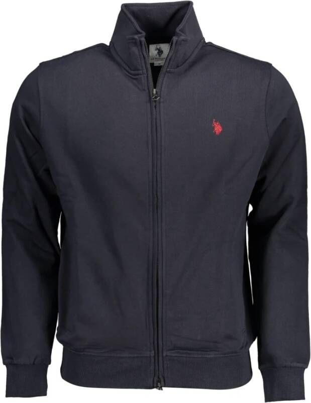 U.s. Polo Assn. Blauwe Geborduurde Katoenen Trui Blue Heren