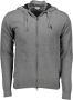 U.s. Polo Assn. Grijze Hooded Katoen-Kasjmier Vest Gray Heren - Thumbnail 1
