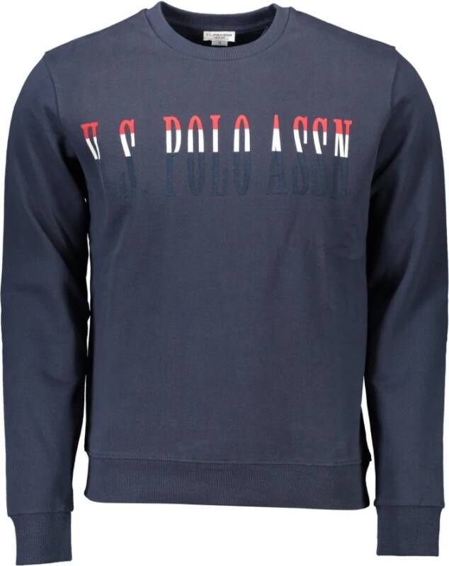 U.s. Polo Assn. Blauw Katoenen Sweatshirt voor Mannen Blue Heren
