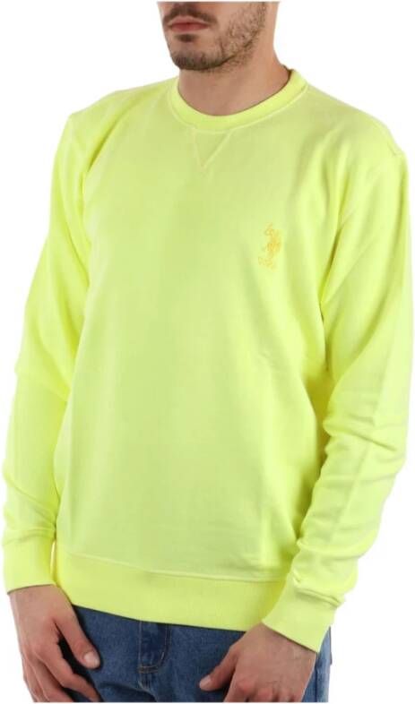 U.s. Polo Assn. Sweatshirts Yellow Heren