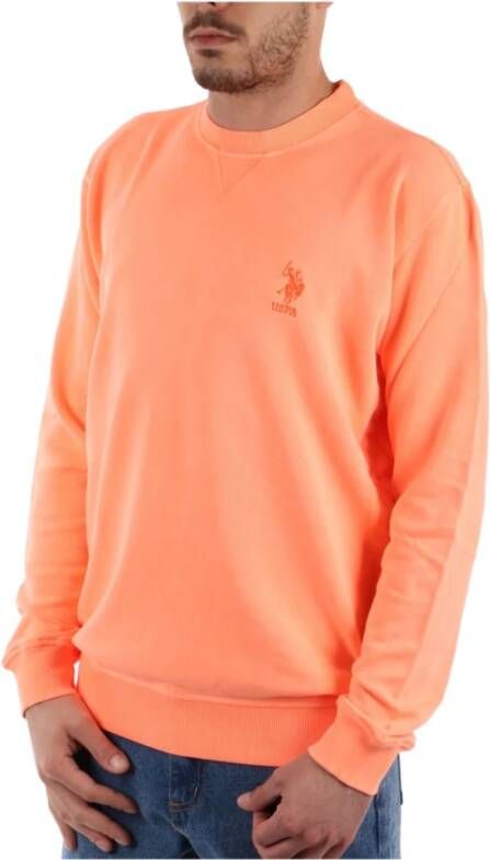 U.s. Polo Assn. Sweatshirts Oranje Heren