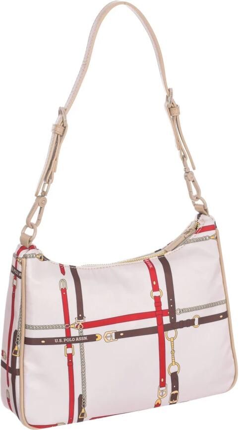 U.s. Polo Assn. Synthetische Baguette Tas met Ritssluiting Beige Dames - Foto 2