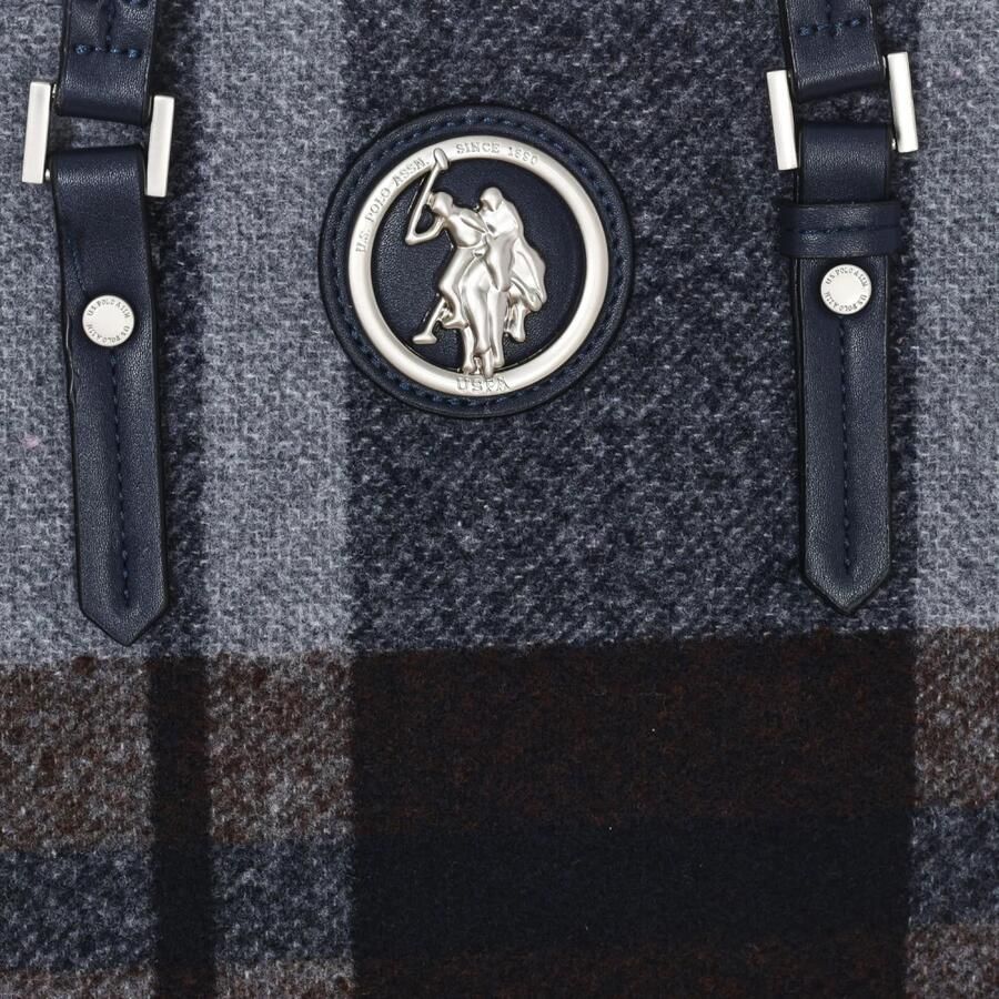 U.s. Polo Assn. Synthetische Shopper Tas met Ritssluiting Gray Dames