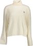 U.s. Polo Assn. Elegante dames rolkraagtrui in het wit White Dames - Thumbnail 1