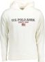 U.s. Polo Assn. Hoodie met Contrasterende Details en Logo Wit Heren - Thumbnail 1