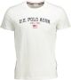 U.s. Polo Assn. Witte T-shirt met korte mouwen en logo White Heren - Thumbnail 1