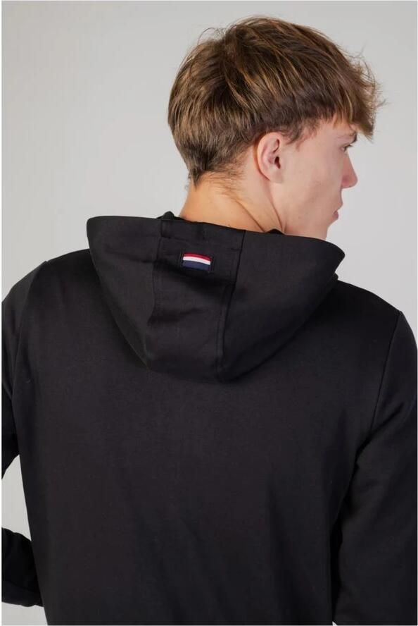U.s. Polo Assn. Zwarte Hoodie van Katoen Black Heren - Foto 2