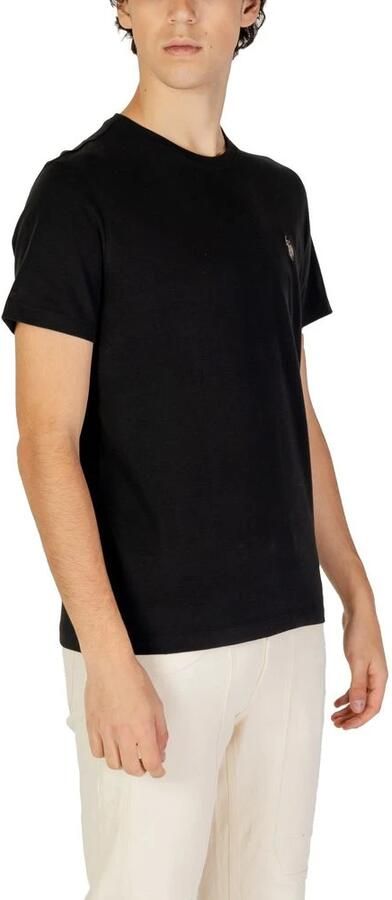 U.s. Polo Assn. Zwarte Katoenen Heren Polo Shirt Black Heren - Foto 3