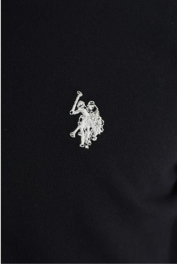U.s. Polo Assn. Zwarte King Polo Shirt Black Heren - Foto 4