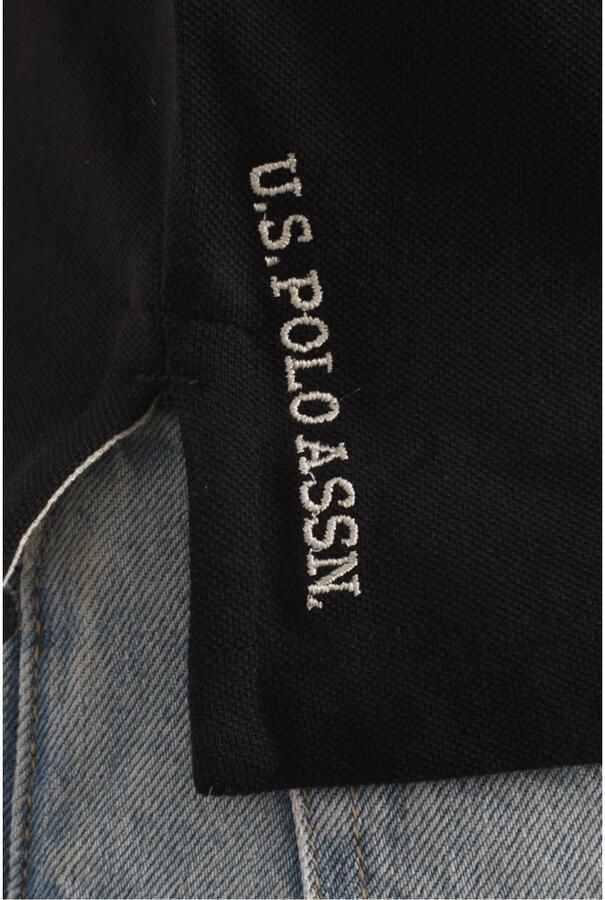 U.s. Polo Assn. Zwarte King Polo Shirt Black Heren - Foto 3