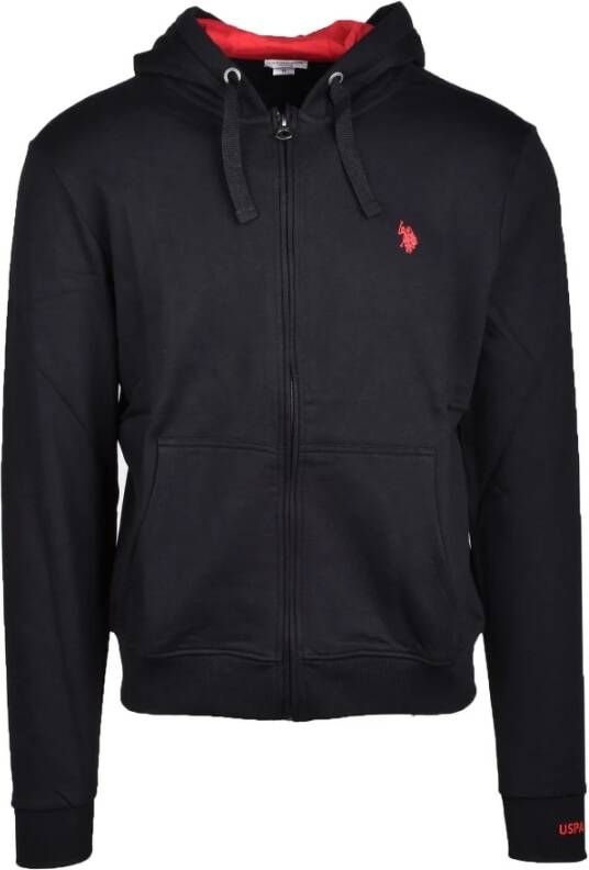 U.s. Polo Assn. Zwarte Sweatshirt voor Heren Zwart Heren