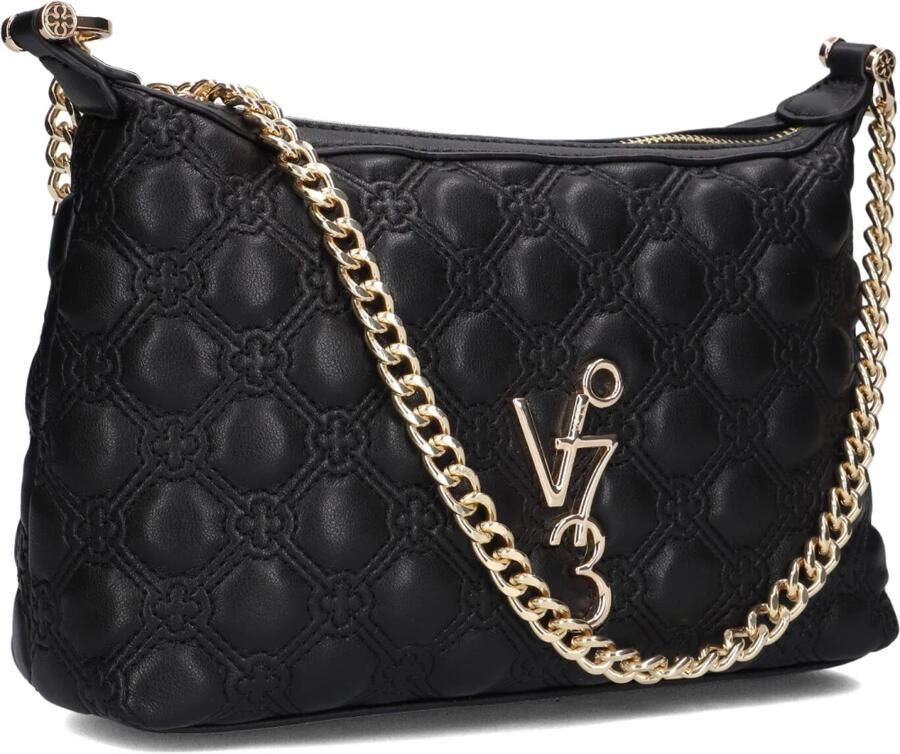 V73 Eva Schoudertas Zwart Leer Black Dames - Foto 3