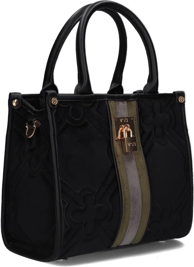 V73 Stijlvolle Zwarte Shopper Tas Black Dames - Foto 3