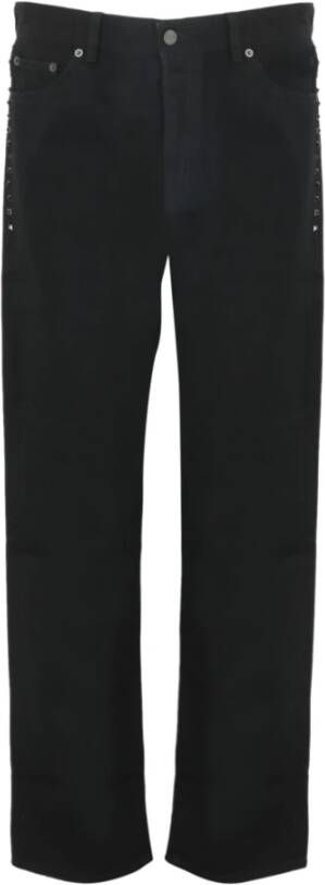 Valentino Black Untitled Studs Jeans Zwart Heren