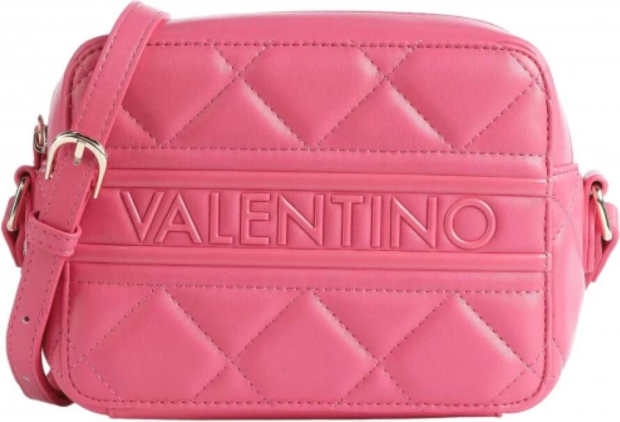 Valentino by Mario Valentino Gewatteerde Crossbody Tas met Verstelbare Band Pink Dames