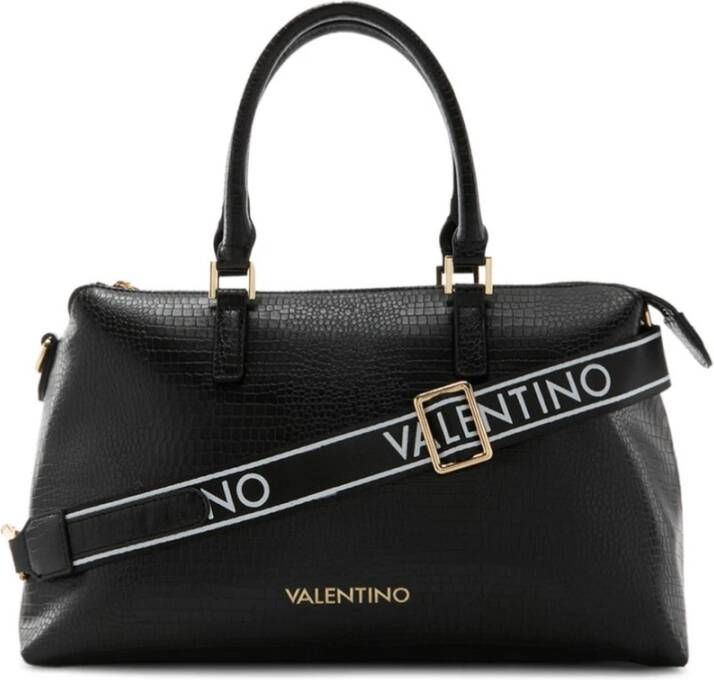Valentino Bags Zwarte Handtas Bagel Satchel Handbag