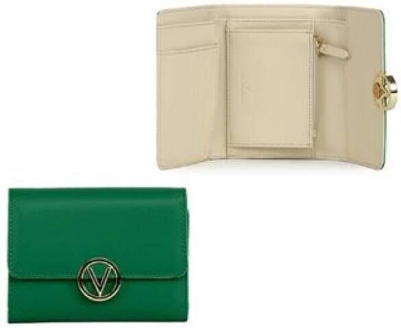 Valentino by Mario Valentino July Re Portemonnee Groen Polyurethaan Groen Dames