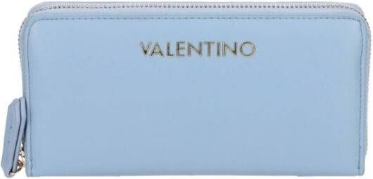 Valentino by Mario Valentino Ritssluiting Avern Portemonnee Clutch met Meerdere Compartimenten Blauw Dames