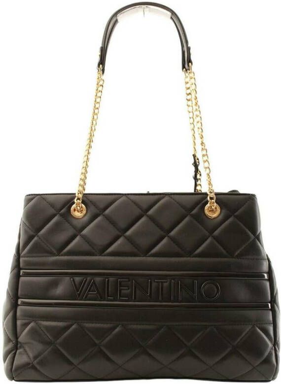 Valentino by Mario Valentino Gewatteerde Shopper met Ritssluiting en Logo Detail Black Dames - Foto 4