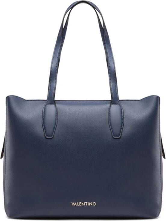 Valentino by Mario Valentino Vrouwelijke Winkeltas met Meerdere Zakken voor Lente Zomer Blue Dames