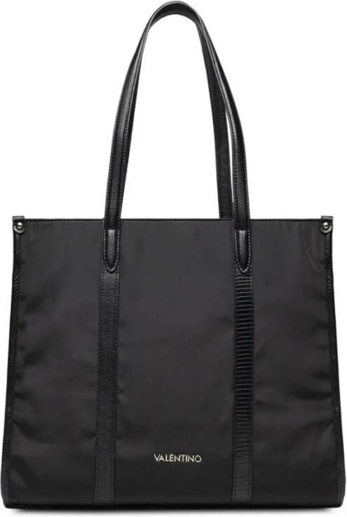 Valentino by Mario Valentino Stijlvolle Polyester Winkeltas met Ritssluiting Black Dames